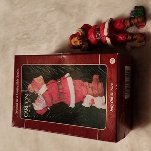 HEIRLOOM COLLECTION CARLTON CARDS JOLLY OLD SAINT NICK